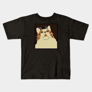 Panicked Cat Meme Kids T-Shirt